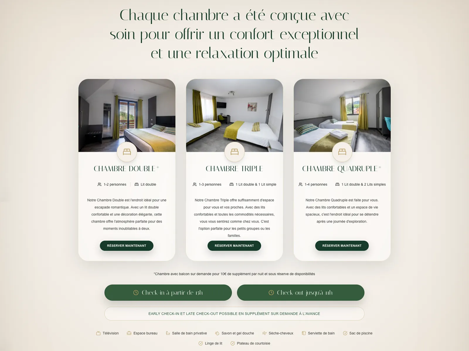 Vue générale du site de l’Hôtel Le Régal